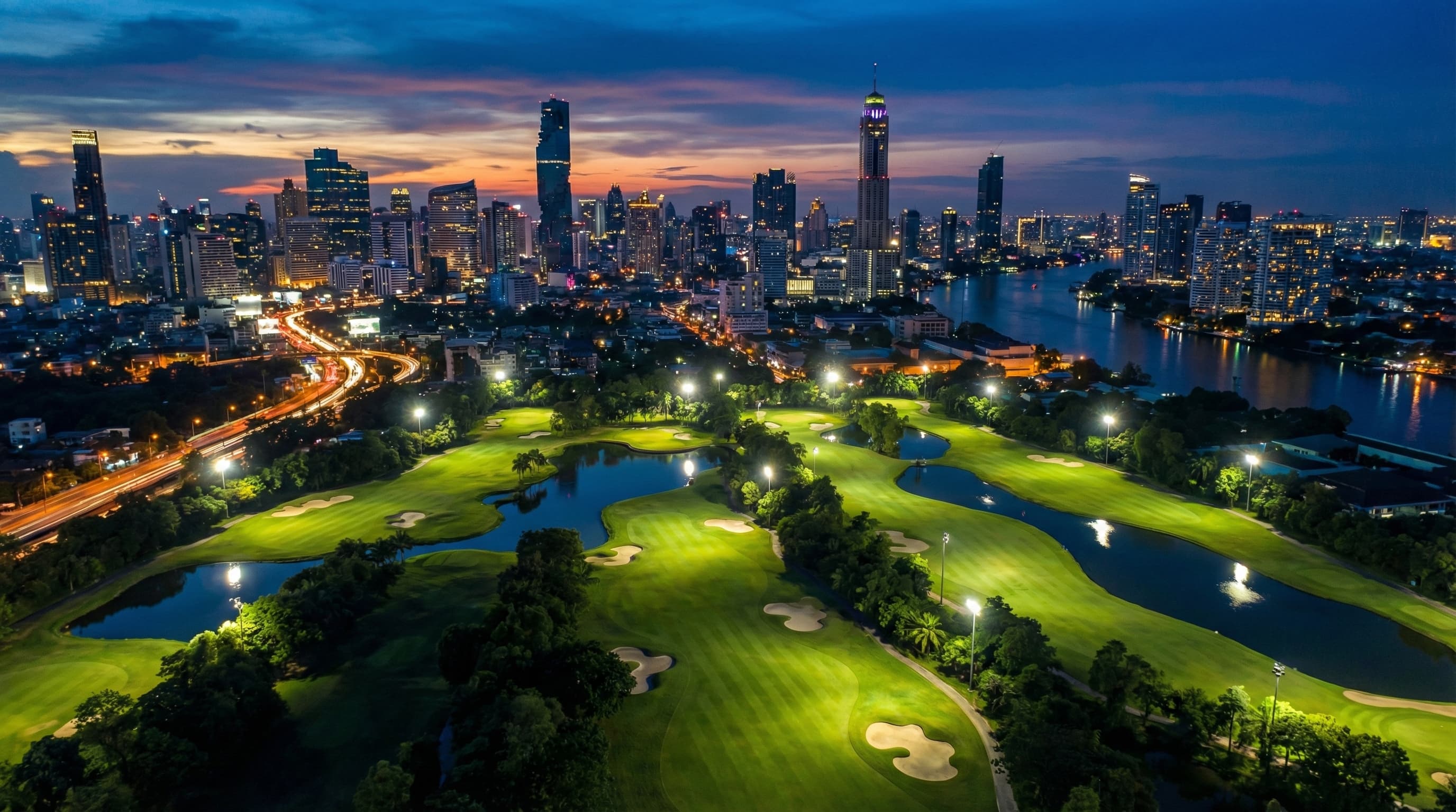 Golf courses in Central Bangkok
